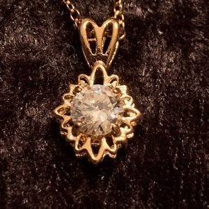 SOLITAIRE CZ NECKLACE